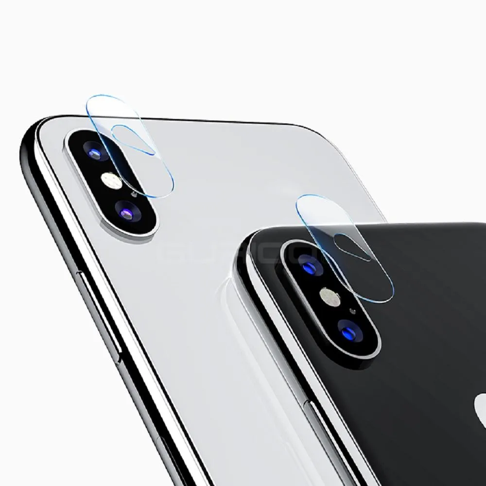 2pcs Camera Lens Screen Protector Glass for iPhone X