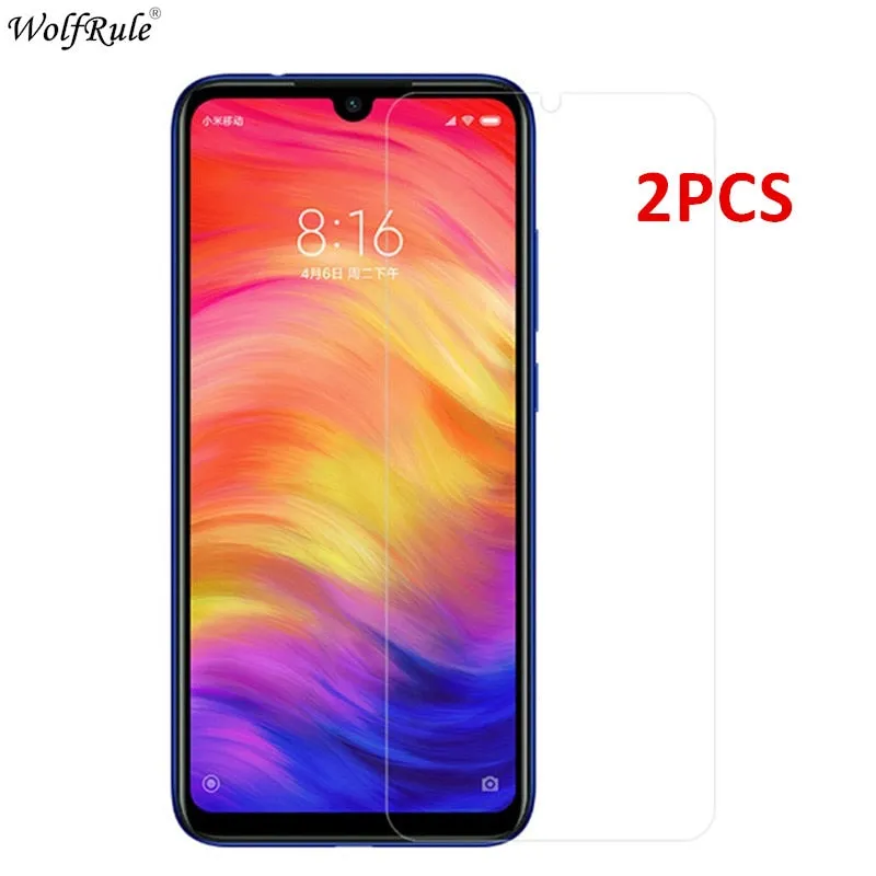 2PCS Glass Xiaomi Redmi Note 7 Pro 4A S2 Screen Protector Tempered Glass For Xiaomi Redmi Note 7 Glass Redmi 4A S2 Phone Film