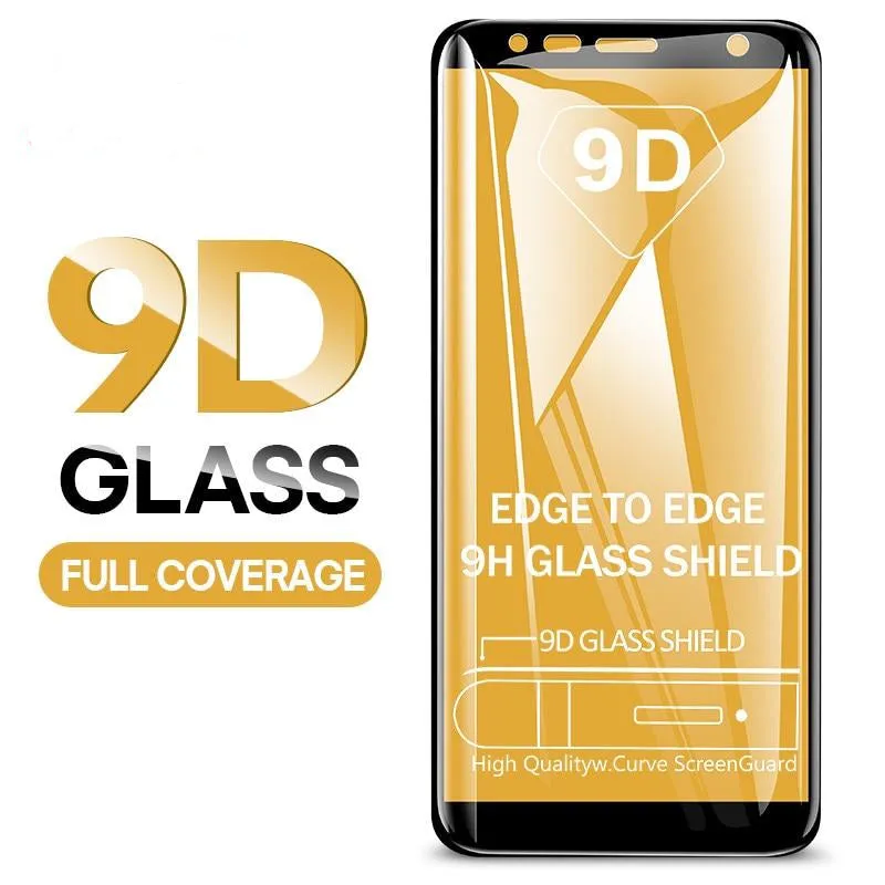 9D Tempered Glass For Samsung Galaxy J4 Plus J6 J8 A6 A8 A7 2018 Screen Protector A5 A3 A7 2017 Protective Glass Film