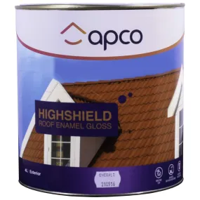 Apco Highshield Roof Paint Gloss Enamel Emerald Green 4L