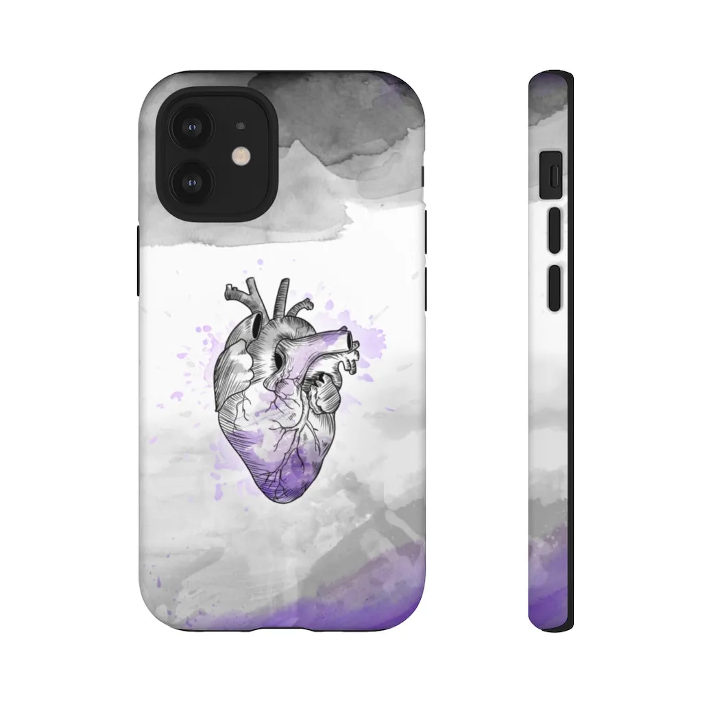 Asexual Proud at Heart Phone Case for Apple & Samsung