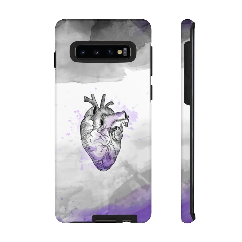 Asexual Proud at Heart Phone Case for Apple & Samsung