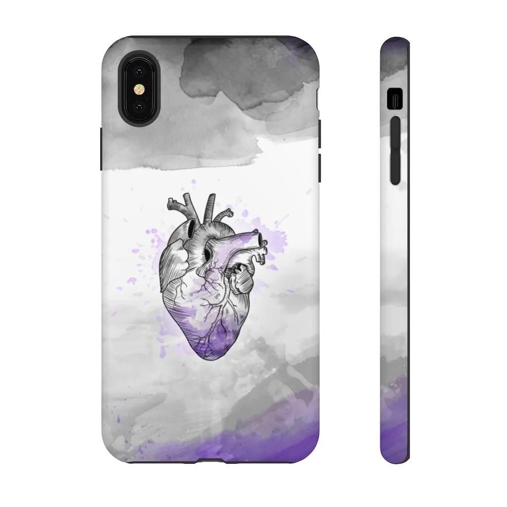 Asexual Proud at Heart Phone Case for Apple & Samsung