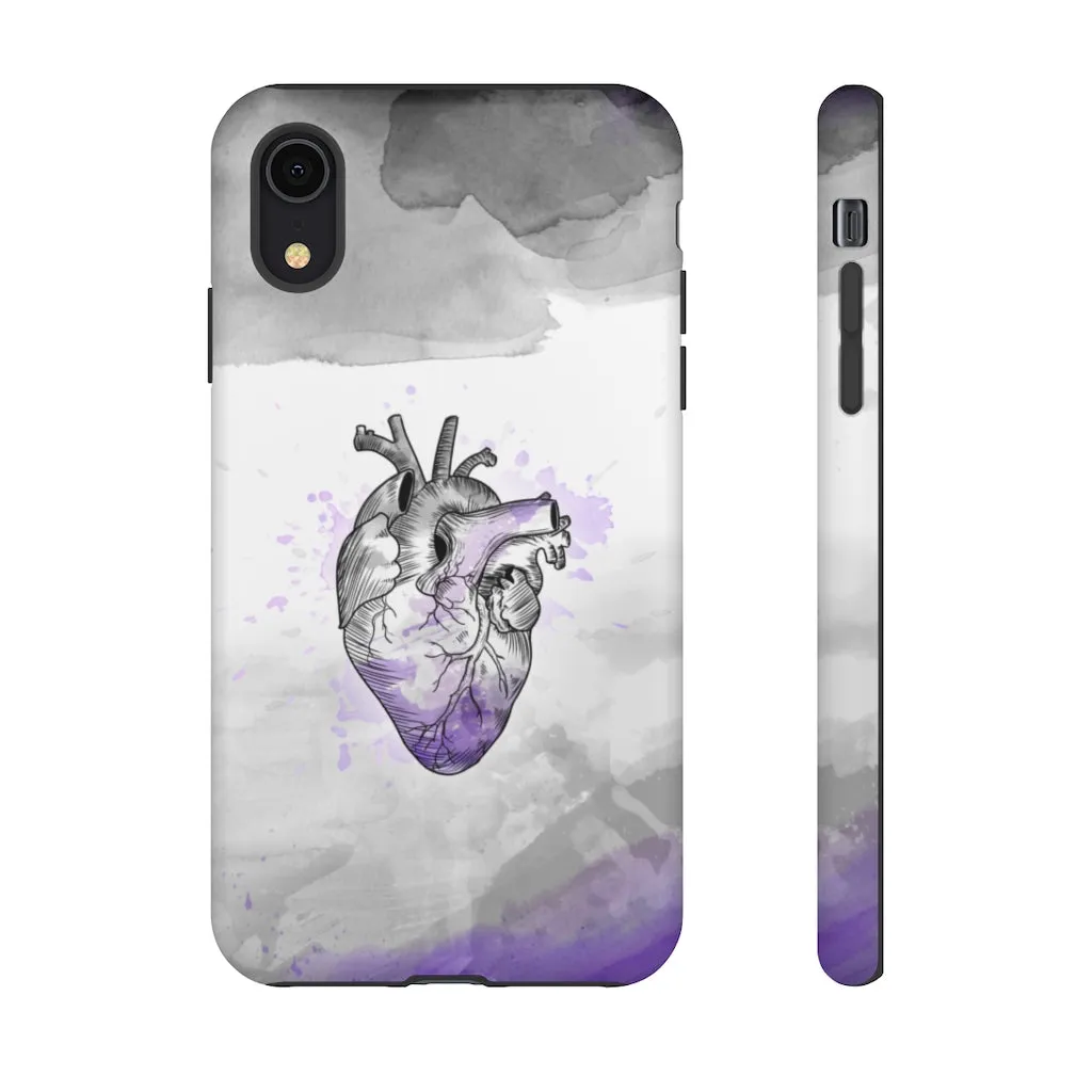 Asexual Proud at Heart Phone Case for Apple & Samsung