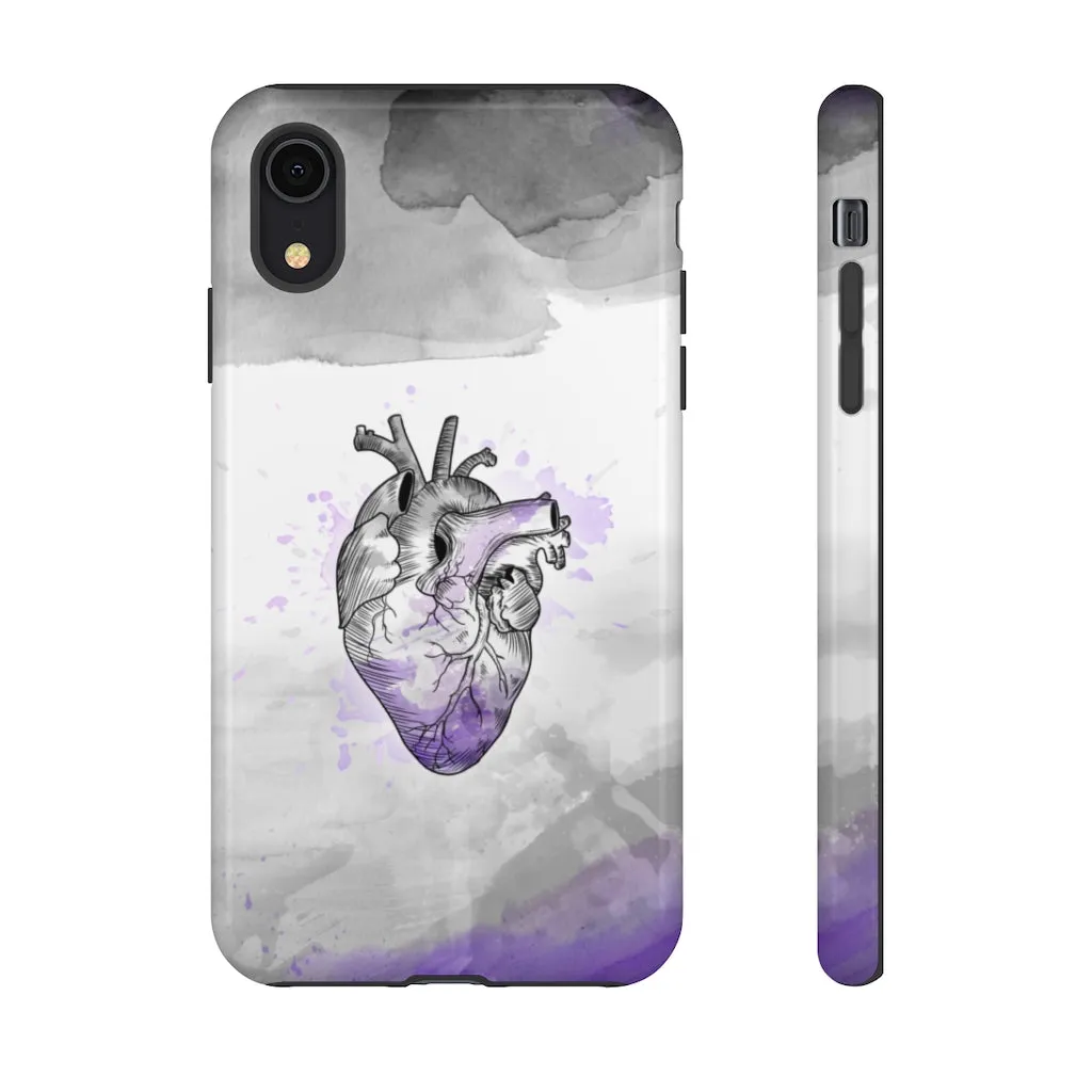 Asexual Proud at Heart Phone Case for Apple & Samsung