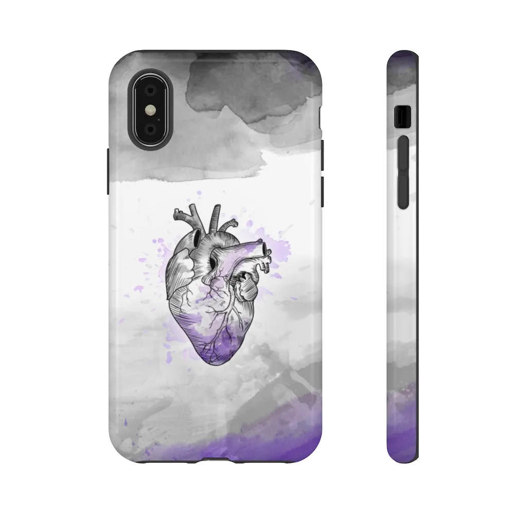 Asexual Proud at Heart Phone Case for Apple & Samsung