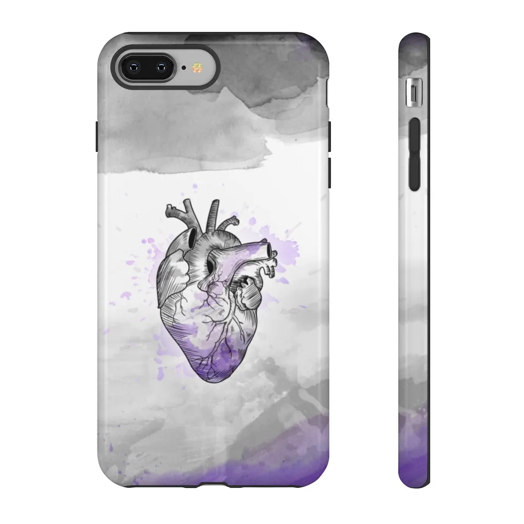 Asexual Proud at Heart Phone Case for Apple & Samsung