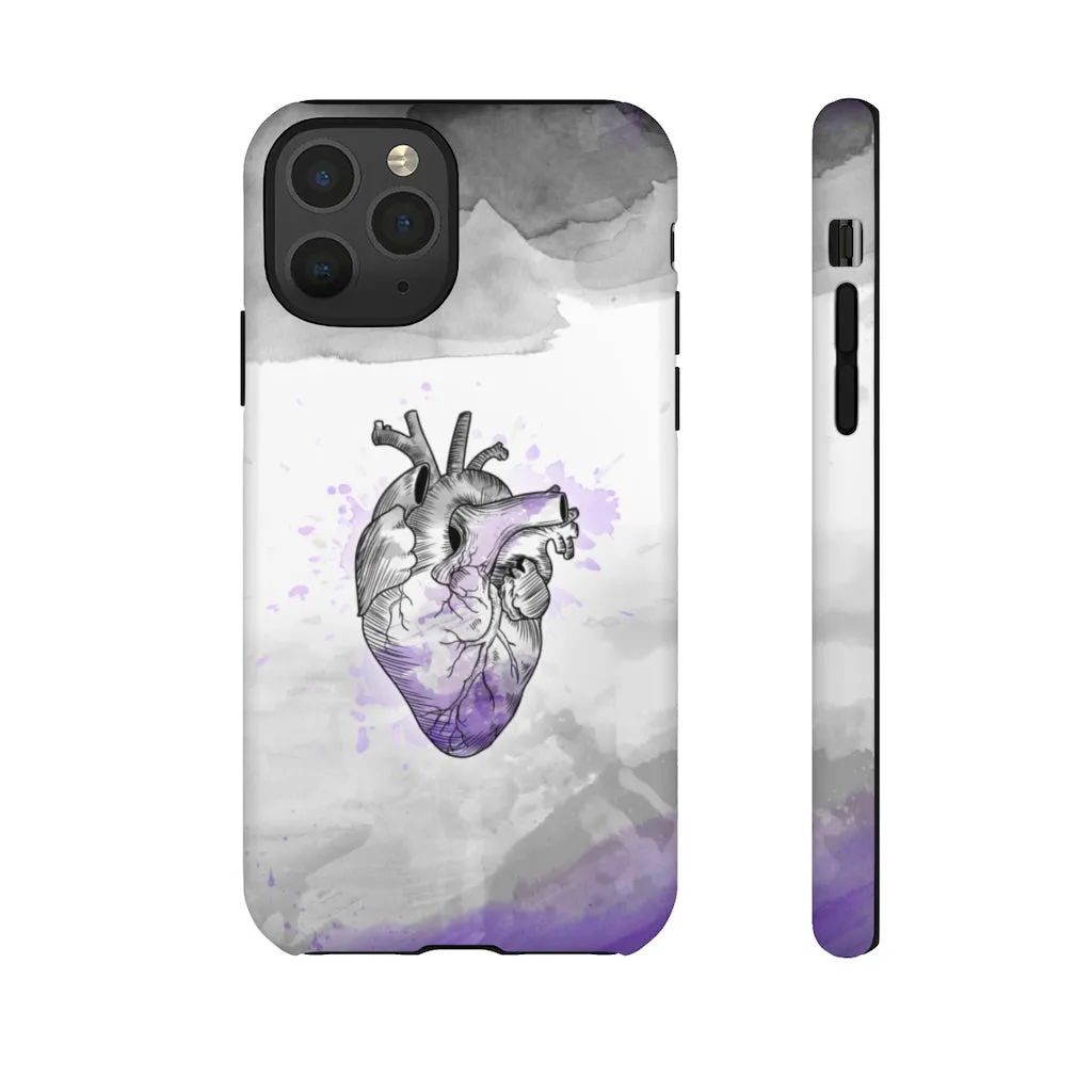 Asexual Proud at Heart Phone Case for Apple & Samsung