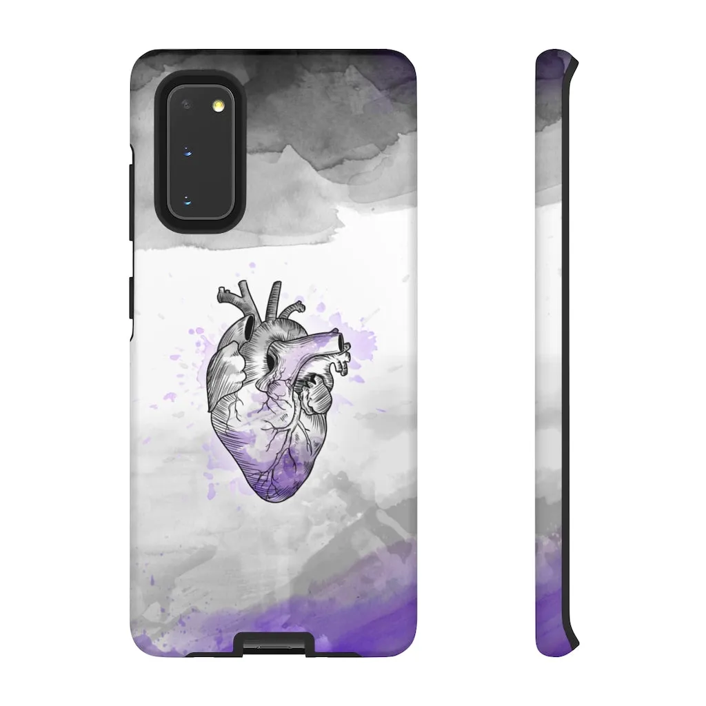 Asexual Proud at Heart Phone Case for Apple & Samsung