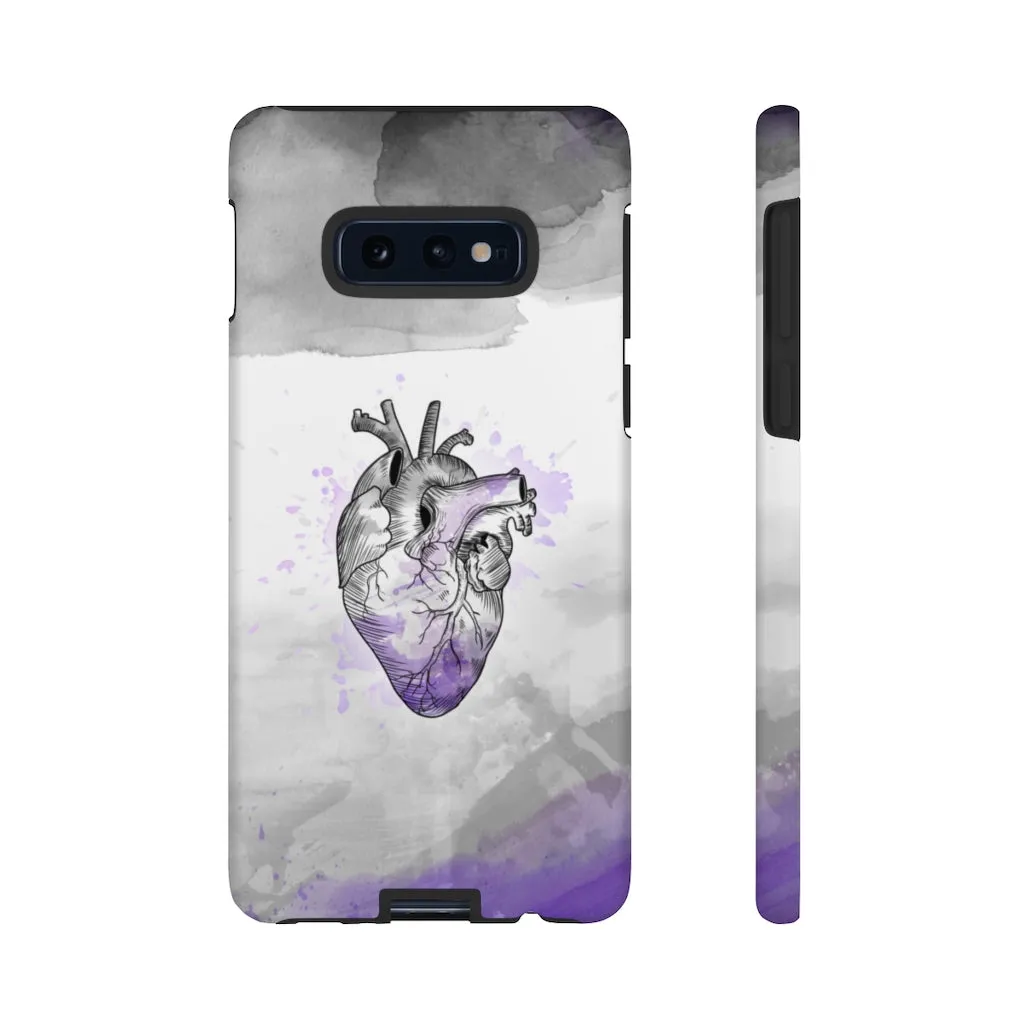 Asexual Proud at Heart Phone Case for Apple & Samsung