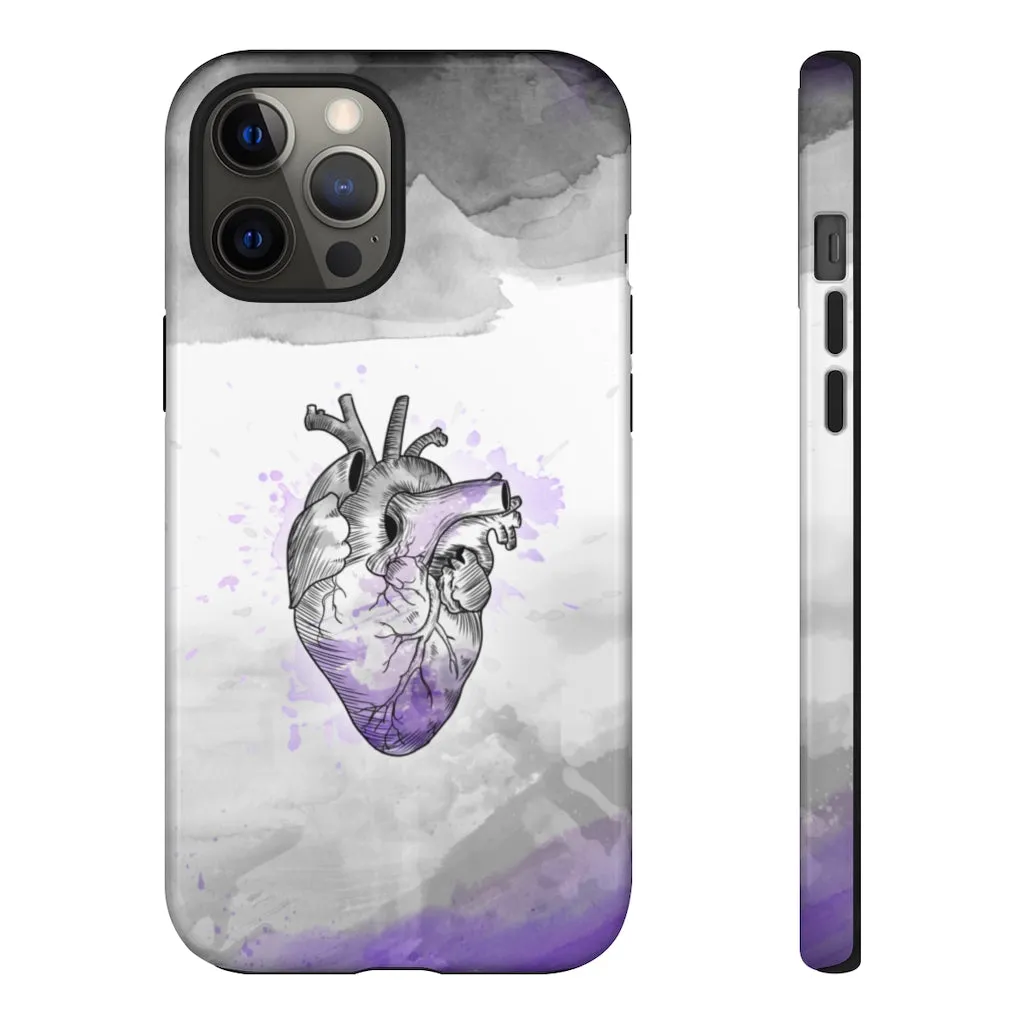 Asexual Proud at Heart Phone Case for Apple & Samsung