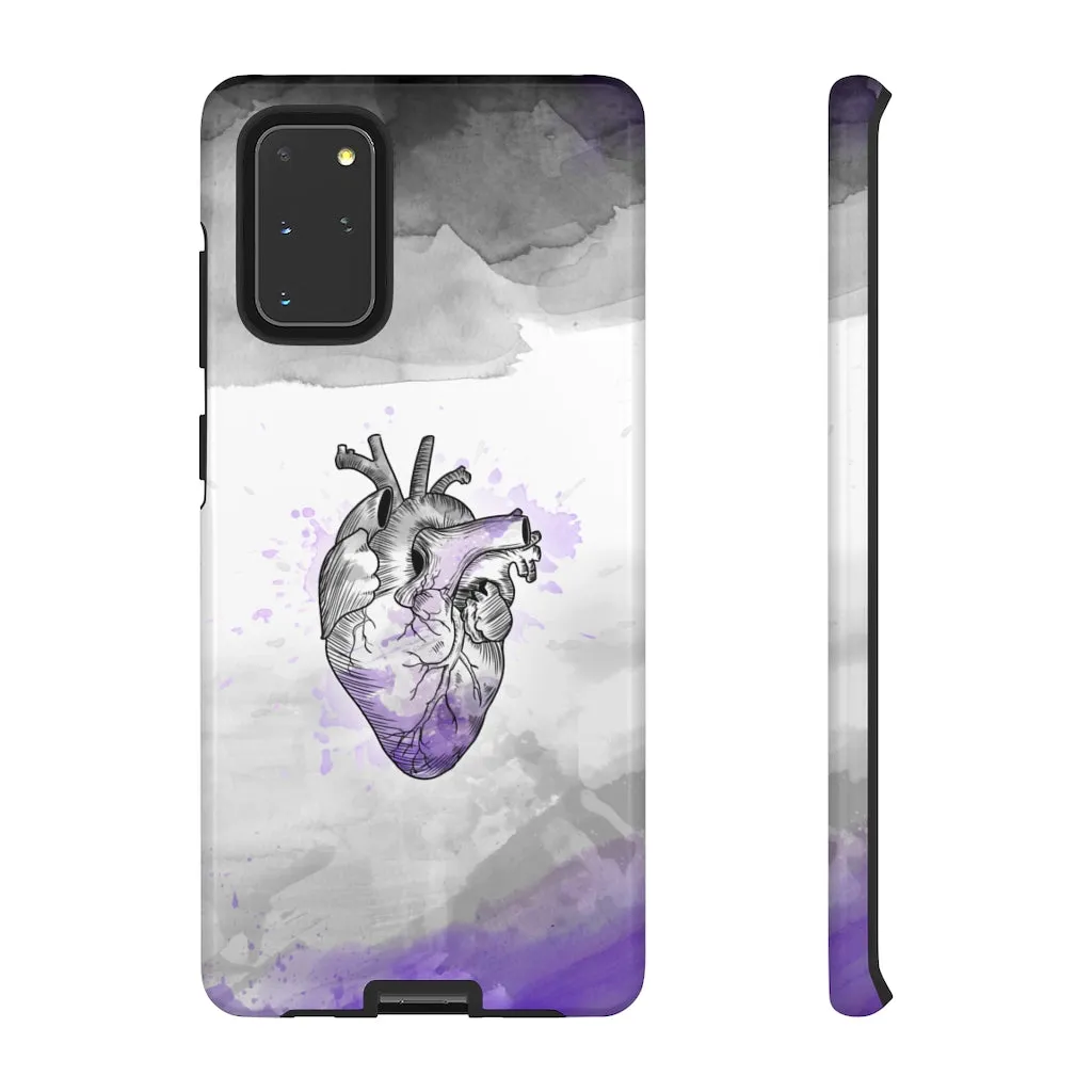 Asexual Proud at Heart Phone Case for Apple & Samsung