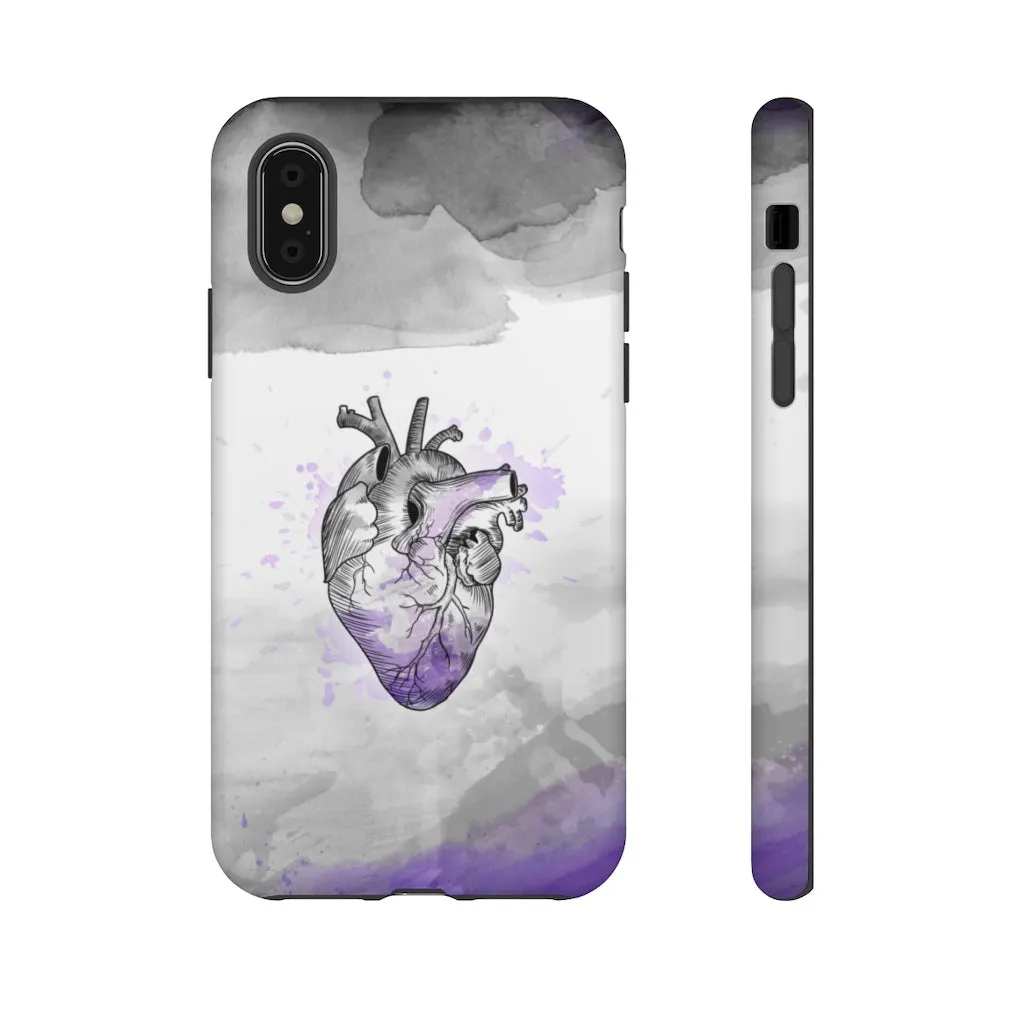 Asexual Proud at Heart Phone Case for Apple & Samsung