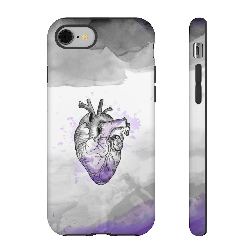 Asexual Proud at Heart Phone Case for Apple & Samsung