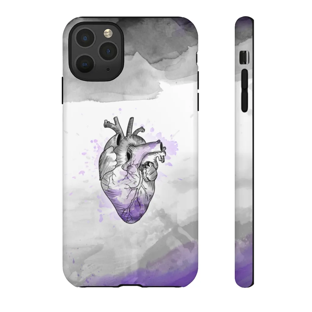 Asexual Proud at Heart Phone Case for Apple & Samsung