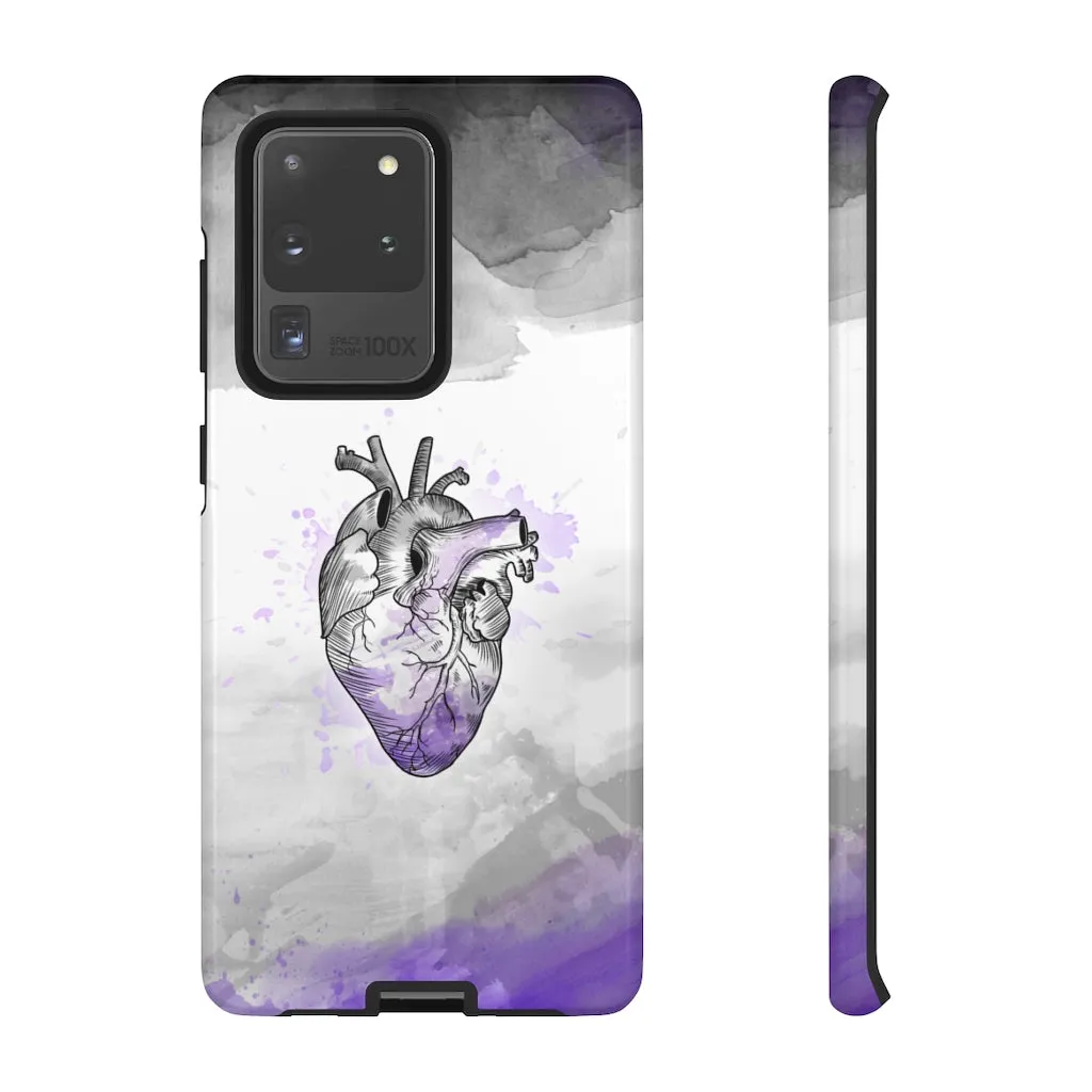 Asexual Proud at Heart Phone Case for Apple & Samsung