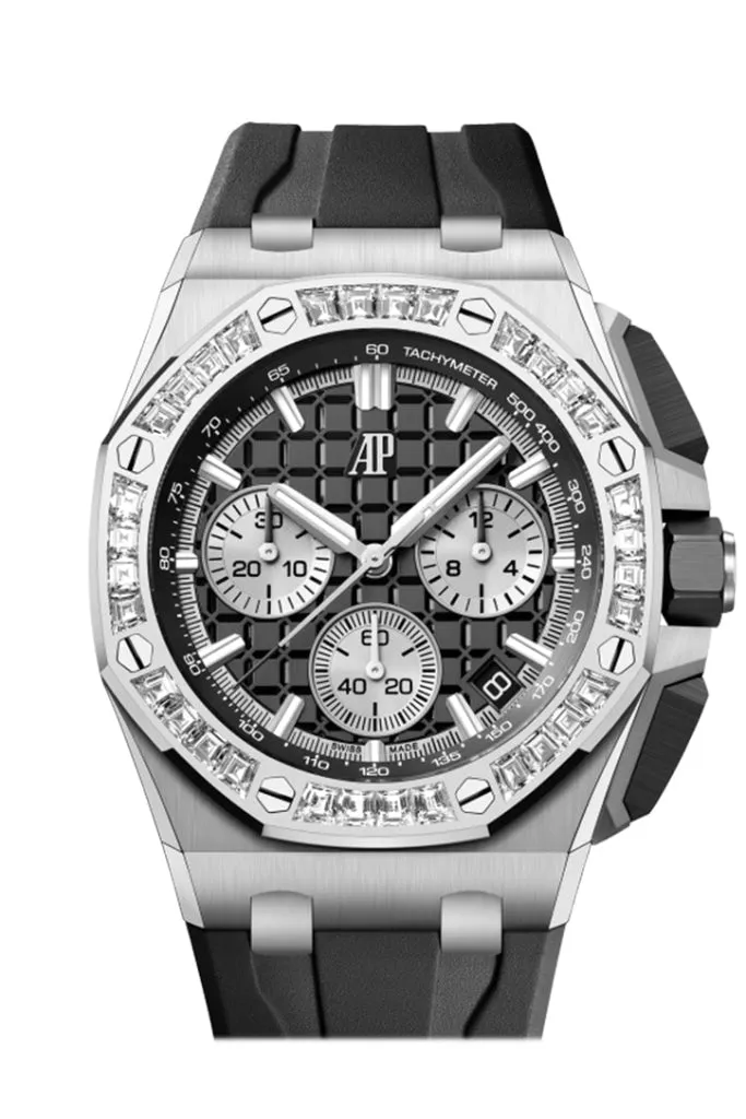 Audemars Piguet Royal Oak Offshore 43 Black dial Black rubber strap Watch 26424BC.ZZ.D002CA.01