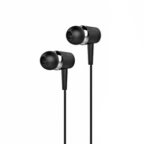 AXL PA-06 In-Ear Wired Earphone with Mic 3.5mm Jack | 1.2 Meter Cable | High Bass | Black/White