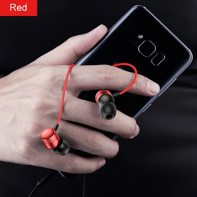 Baseus H04 Bass Sound Earphone In-Ear Sport Earphones with mic for xiaomi iPhone Samsung Headset fone de ouvido auriculares MP3