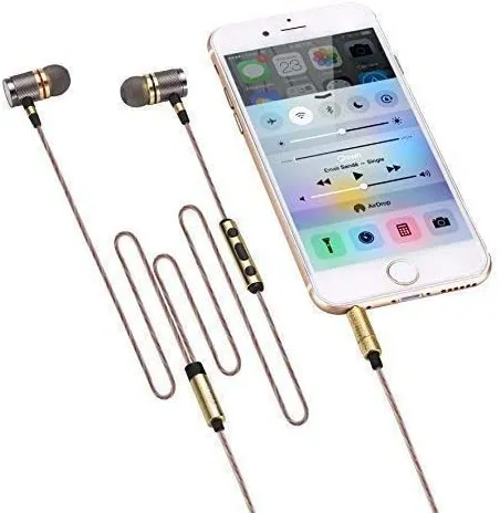 Betron YSM1000 Earphones Microphone Remote Noise Isolating in-Ear Volume Control iPhone iPad Macbook