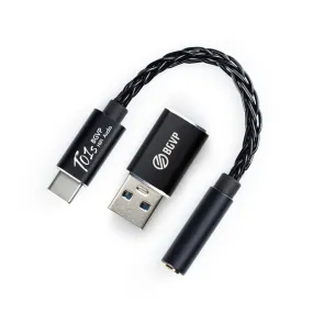 BGVP T01s Amp/DAC TypeC to 3.5mm Adapter with USB Adapter Plug