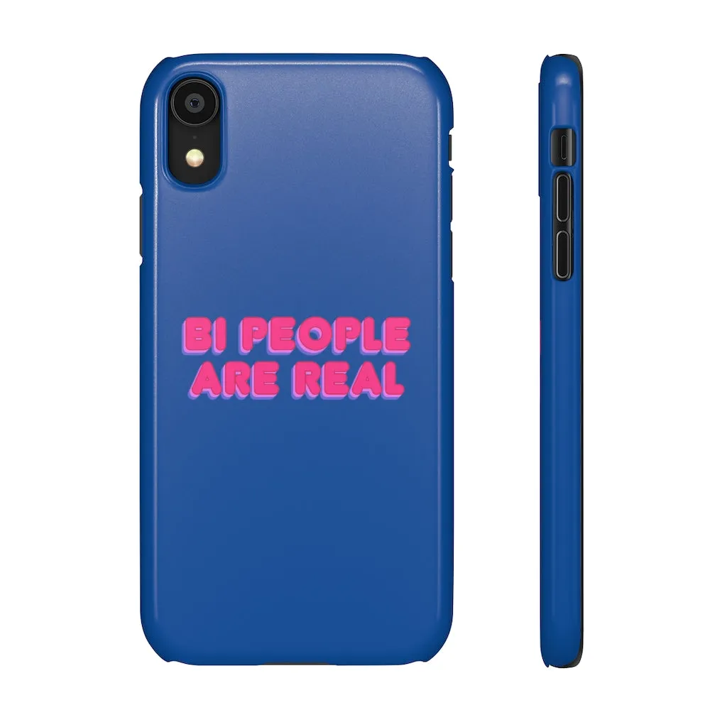 Bi People Are Real Phone Case for Apple & Samsung