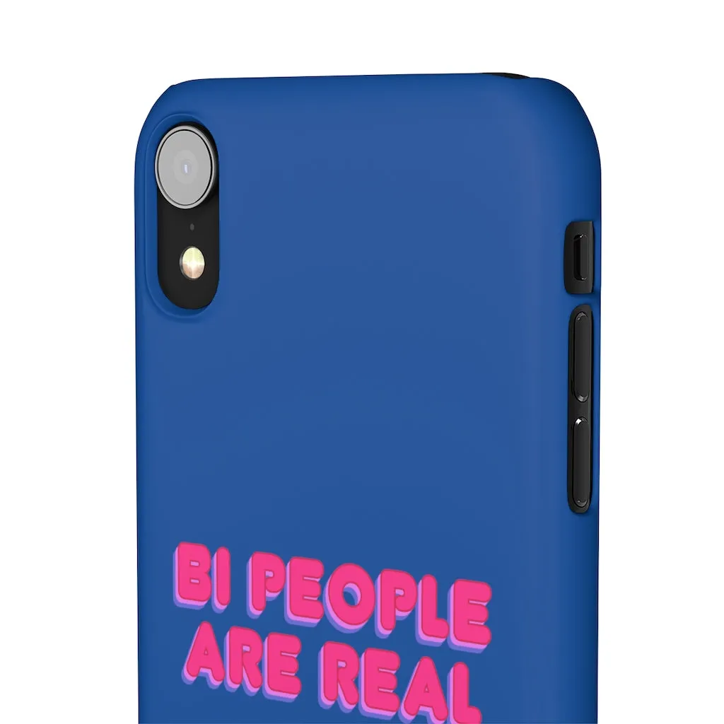 Bi People Are Real Phone Case for Apple & Samsung