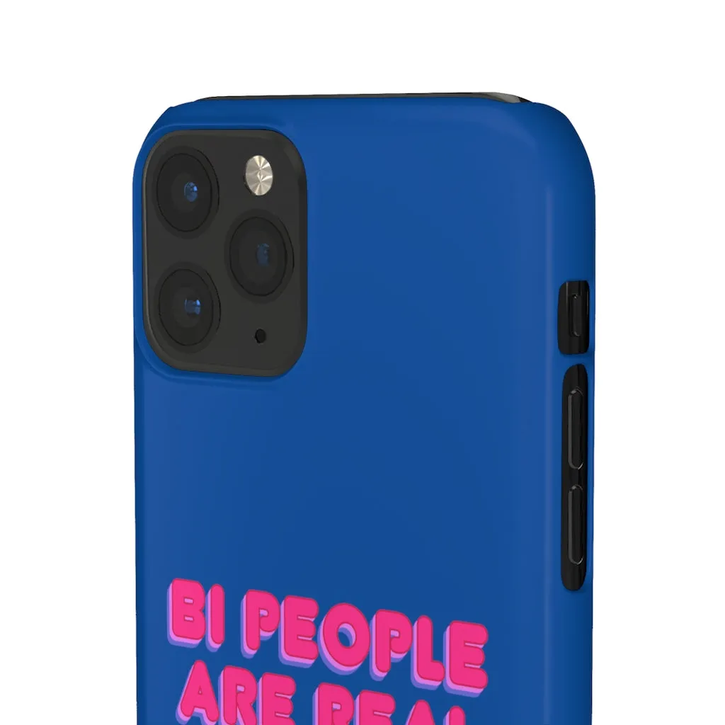 Bi People Are Real Phone Case for Apple & Samsung