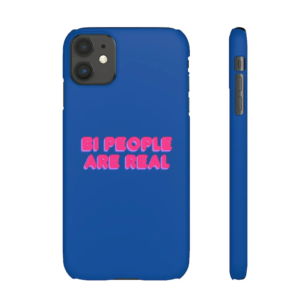 Bi People Are Real Phone Case for Apple & Samsung