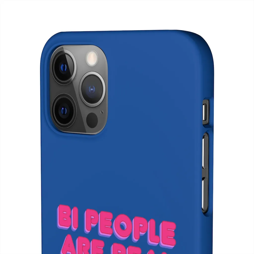 Bi People Are Real Phone Case for Apple & Samsung