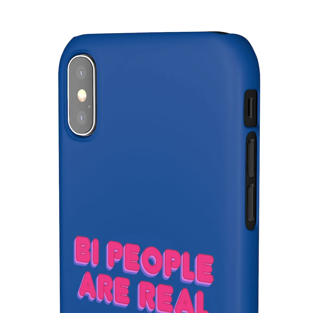 Bi People Are Real Phone Case for Apple & Samsung