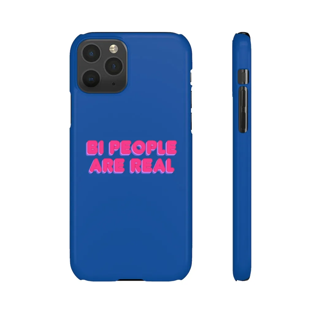 Bi People Are Real Phone Case for Apple & Samsung