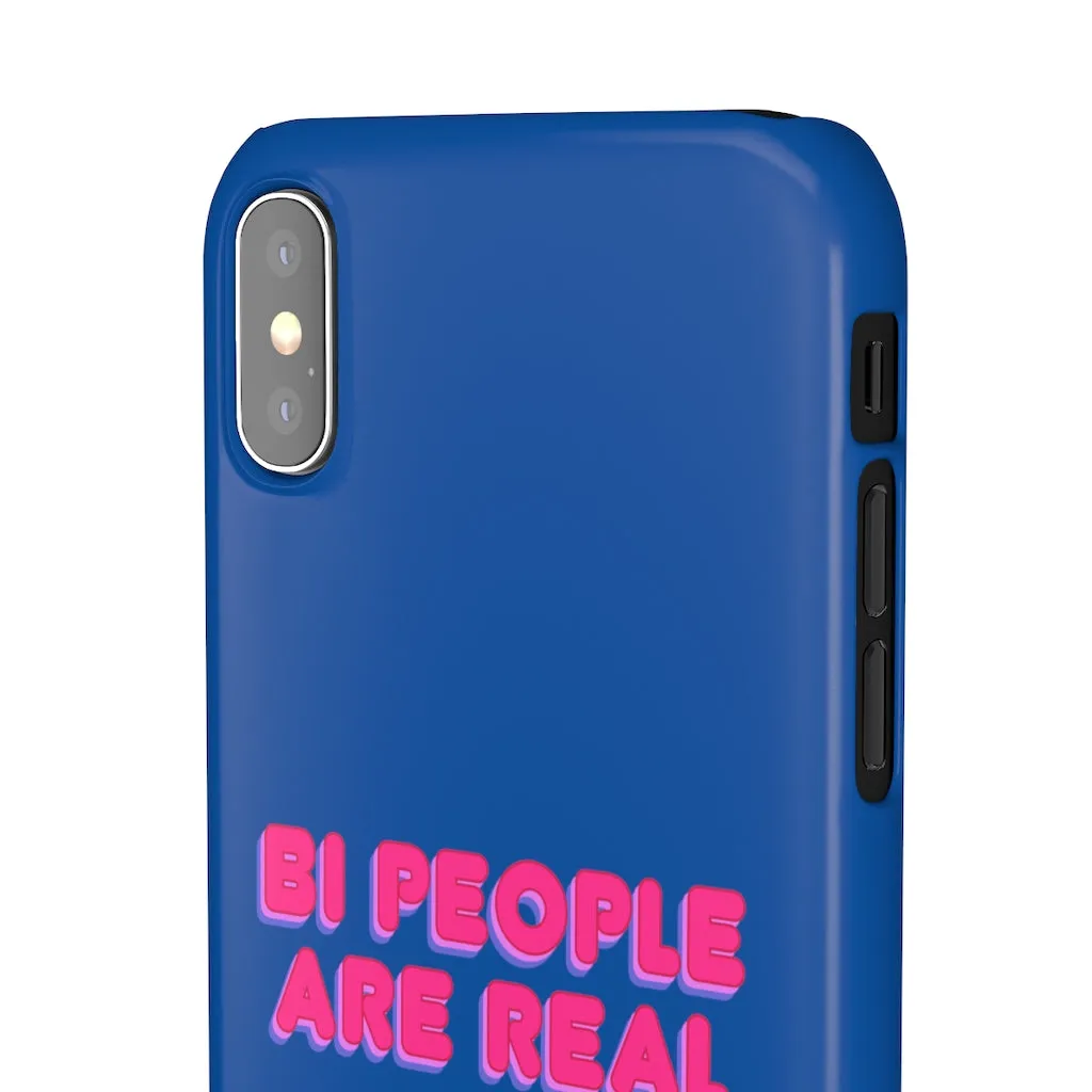 Bi People Are Real Phone Case for Apple & Samsung