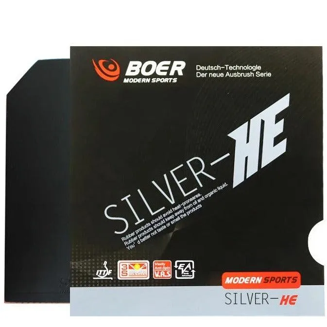 Boer Silver Beginners Table Tennis Rubber