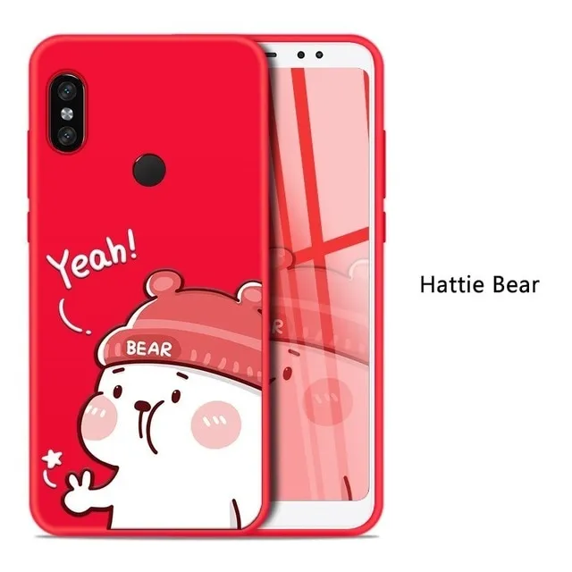 Cute Cartoon Case For Xiaomi Redmi Note 5 6 Pro 6A Case Silicone Bumper Cover For Xiaomi Mi 8 Mi 9 A1 A2 Lite Redmi Note 7 Funda