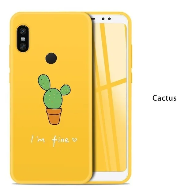 Cute Cartoon Case For Xiaomi Redmi Note 5 6 Pro 6A Case Silicone Bumper Cover For Xiaomi Mi 8 Mi 9 A1 A2 Lite Redmi Note 7 Funda