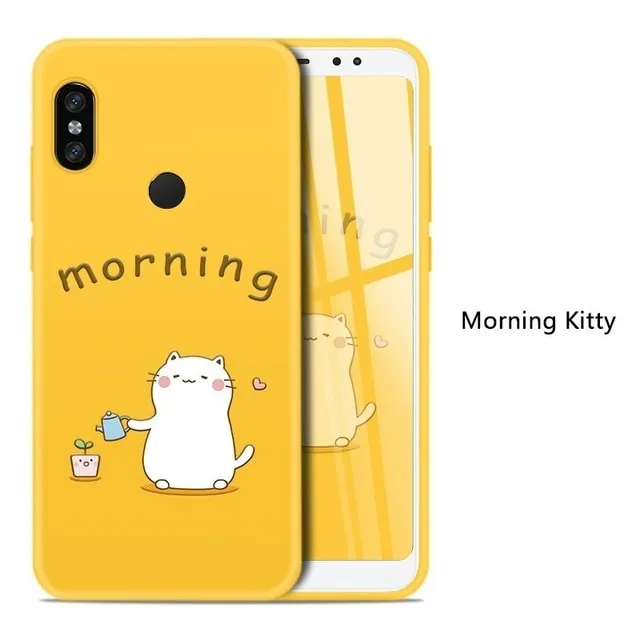 Cute Cartoon Case For Xiaomi Redmi Note 5 6 Pro 6A Case Silicone Bumper Cover For Xiaomi Mi 8 Mi 9 A1 A2 Lite Redmi Note 7 Funda