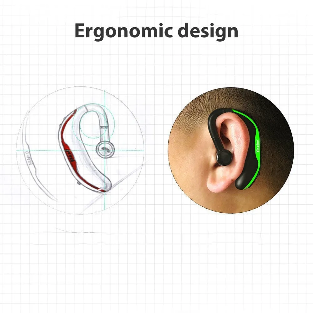 F600 Wireless Hands-Free Earphone (Earhook Design, Unisex Headset, Smart Dual Connect)