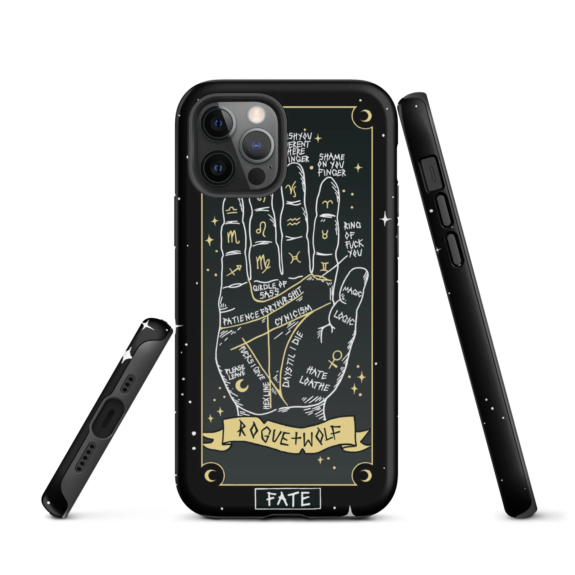 Fate Tarot Tough Phone Case for iPhone - Witchy Phone case cover Goth Accessories Anti-scratch Shockproof