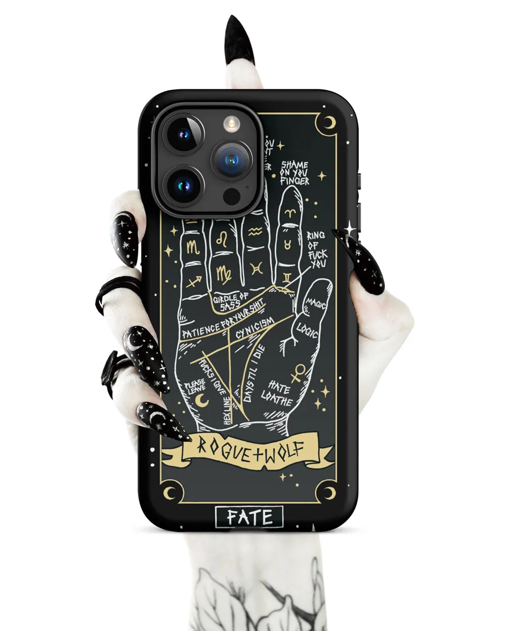 Fate Tarot Tough Phone Case for iPhone - Witchy Phone case cover Goth Accessories Anti-scratch Shockproof