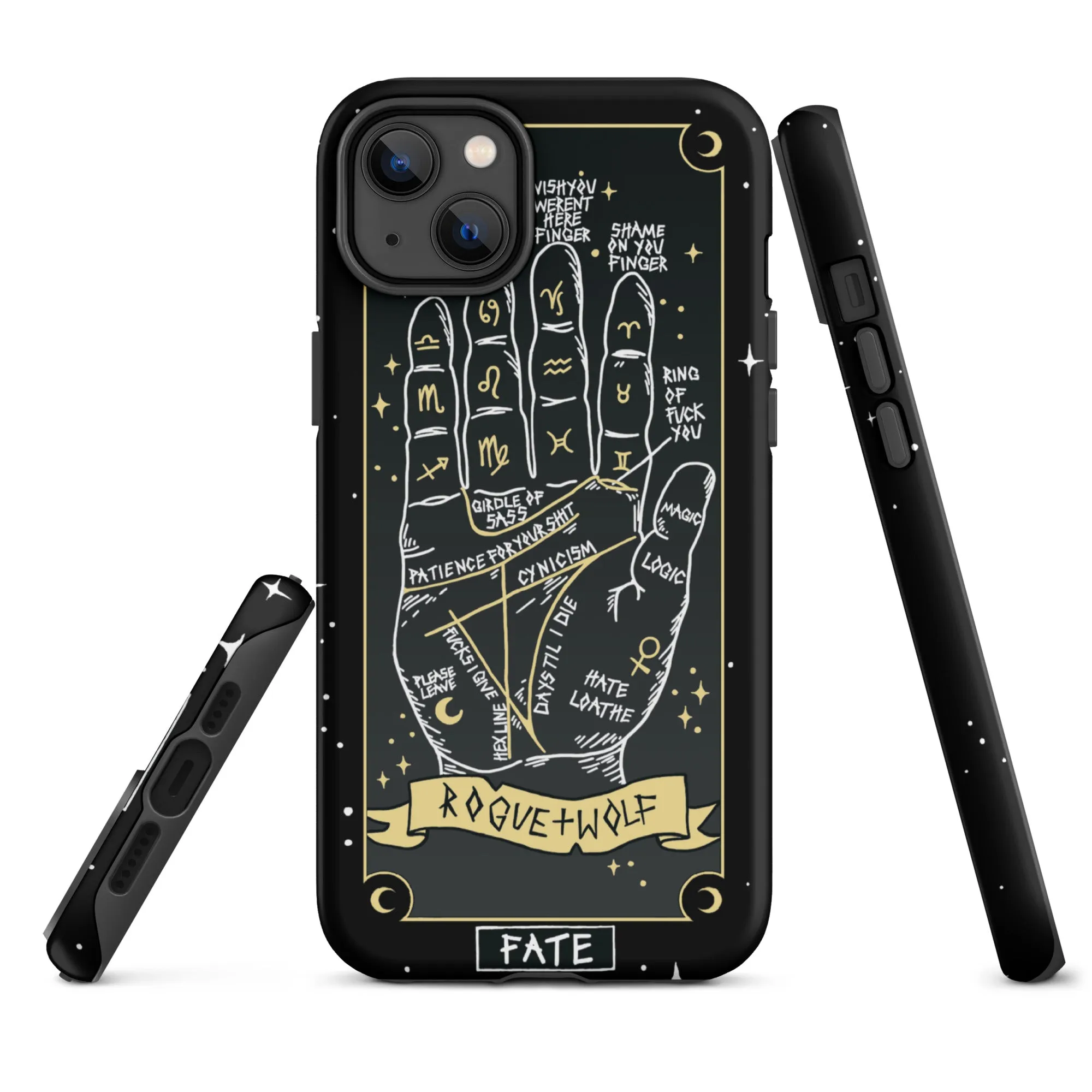 Fate Tarot Tough Phone Case for iPhone - Witchy Phone case cover Goth Accessories Anti-scratch Shockproof