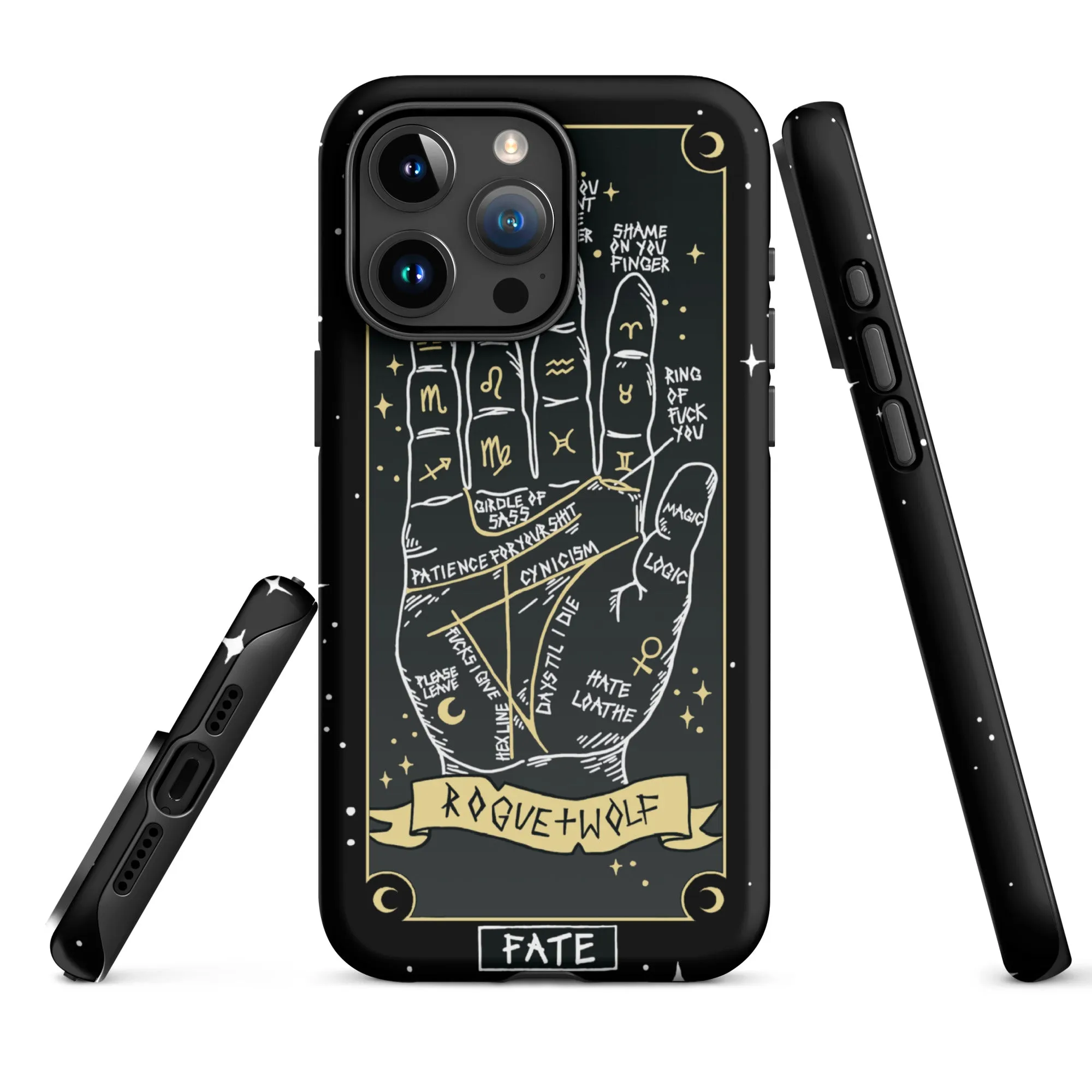 Fate Tarot Tough Phone Case for iPhone - Witchy Phone case cover Goth Accessories Anti-scratch Shockproof