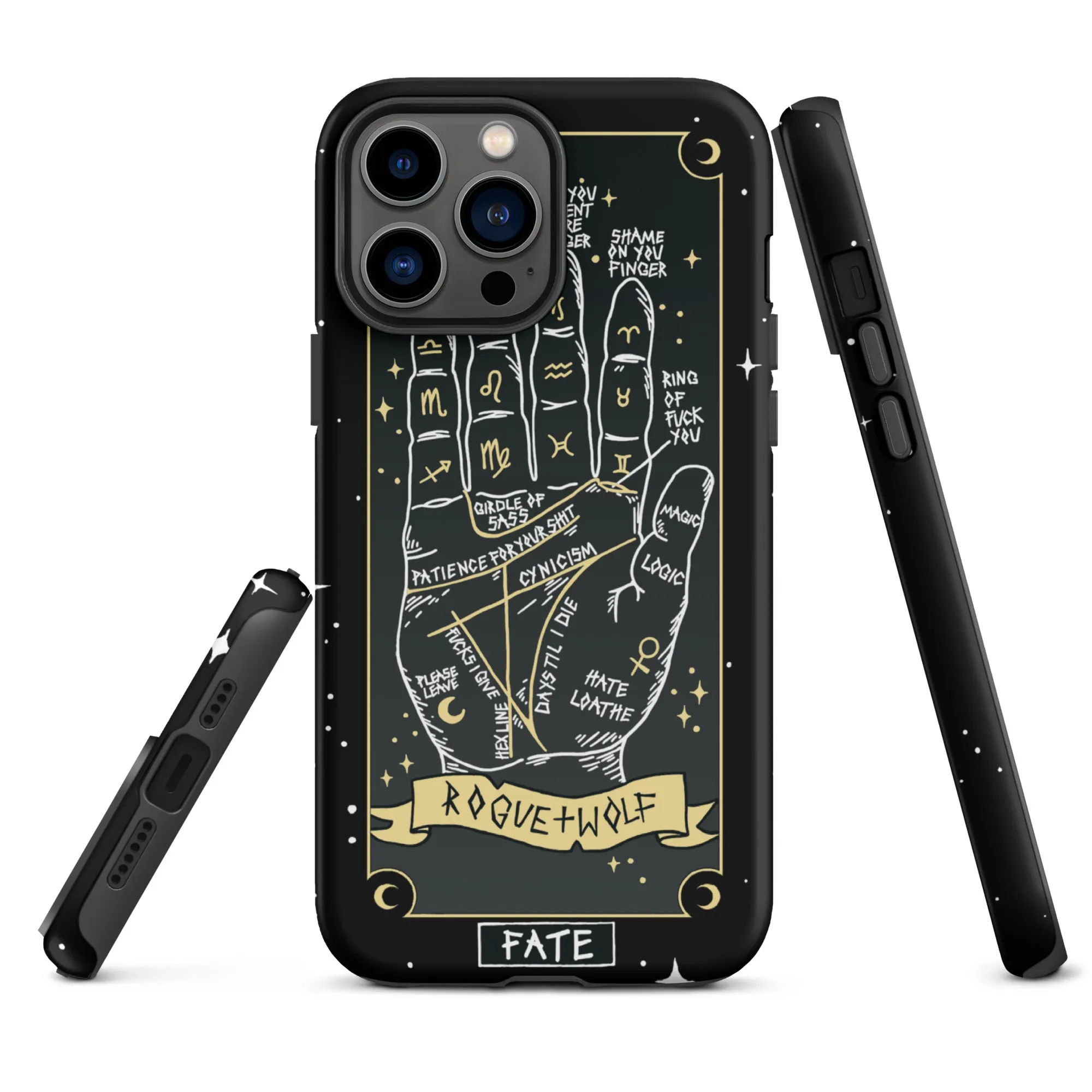 Fate Tarot Tough Phone Case for iPhone - Witchy Phone case cover Goth Accessories Anti-scratch Shockproof