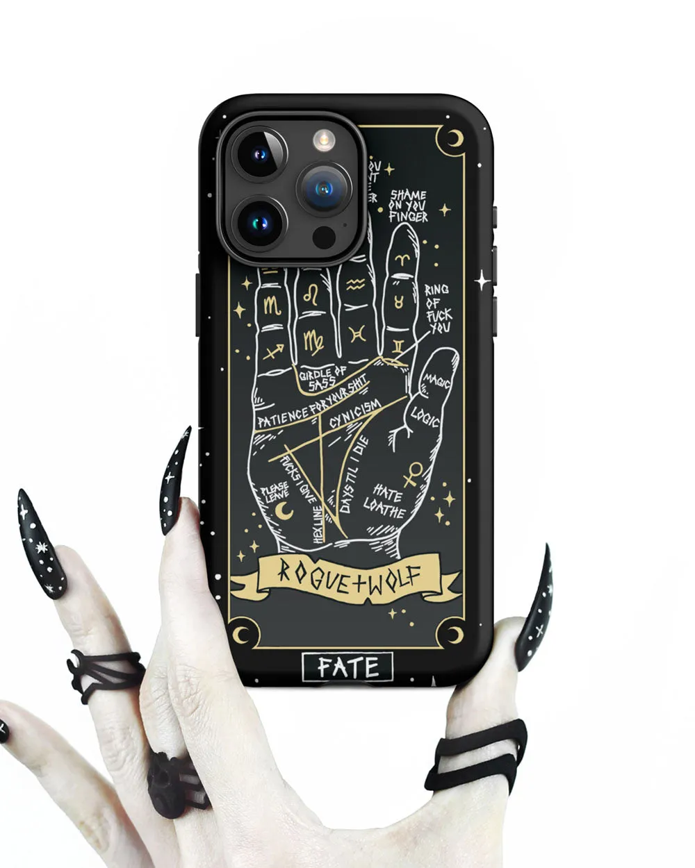 Fate Tarot Tough Phone Case for iPhone - Witchy Phone case cover Goth Accessories Anti-scratch Shockproof