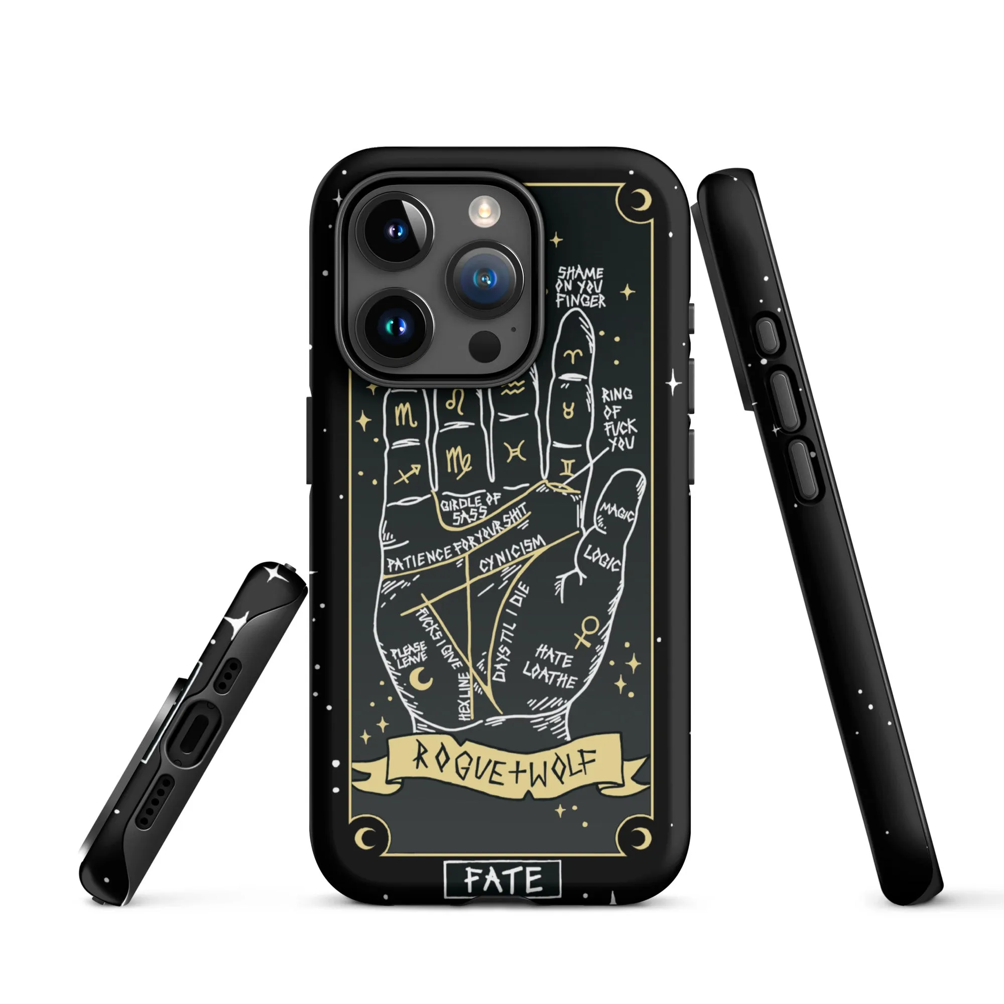 Fate Tarot Tough Phone Case for iPhone - Witchy Phone case cover Goth Accessories Anti-scratch Shockproof