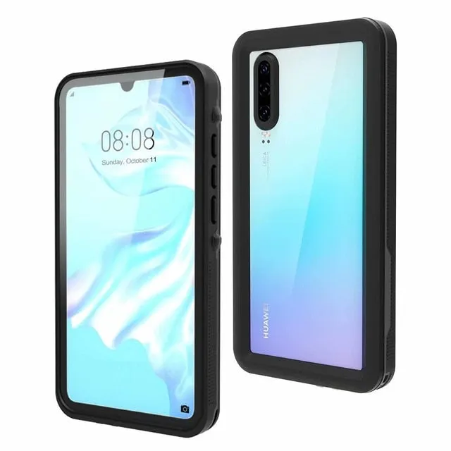 For Huawei P30 Pro P30 Waterproof IP68 Diving Swim Proof Dustproof Phone Case for Huawei P30Pro Full Sealed Outdoor Sport Coque