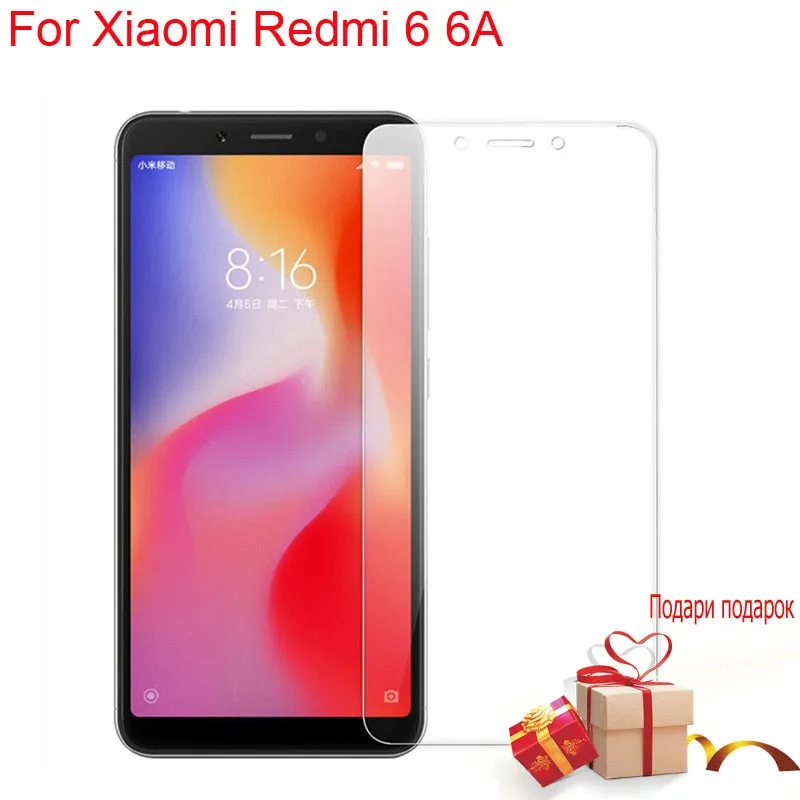 For Xiaomi Redmi 6 6A Global Version 9H 2.5D HD Tempered Glass JGKK For Xiaomi Redmi 6/6A