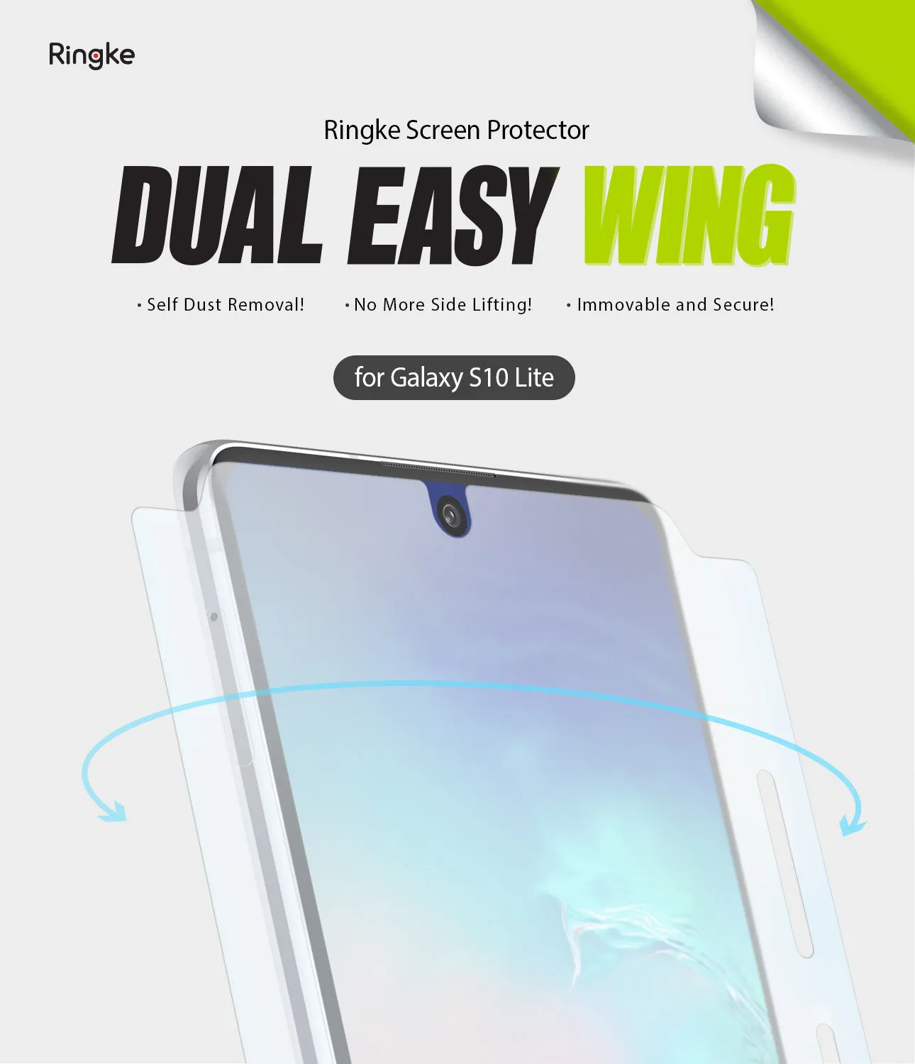 Galaxy S10 Lite Screen Protector | Dual Easy Wing Film