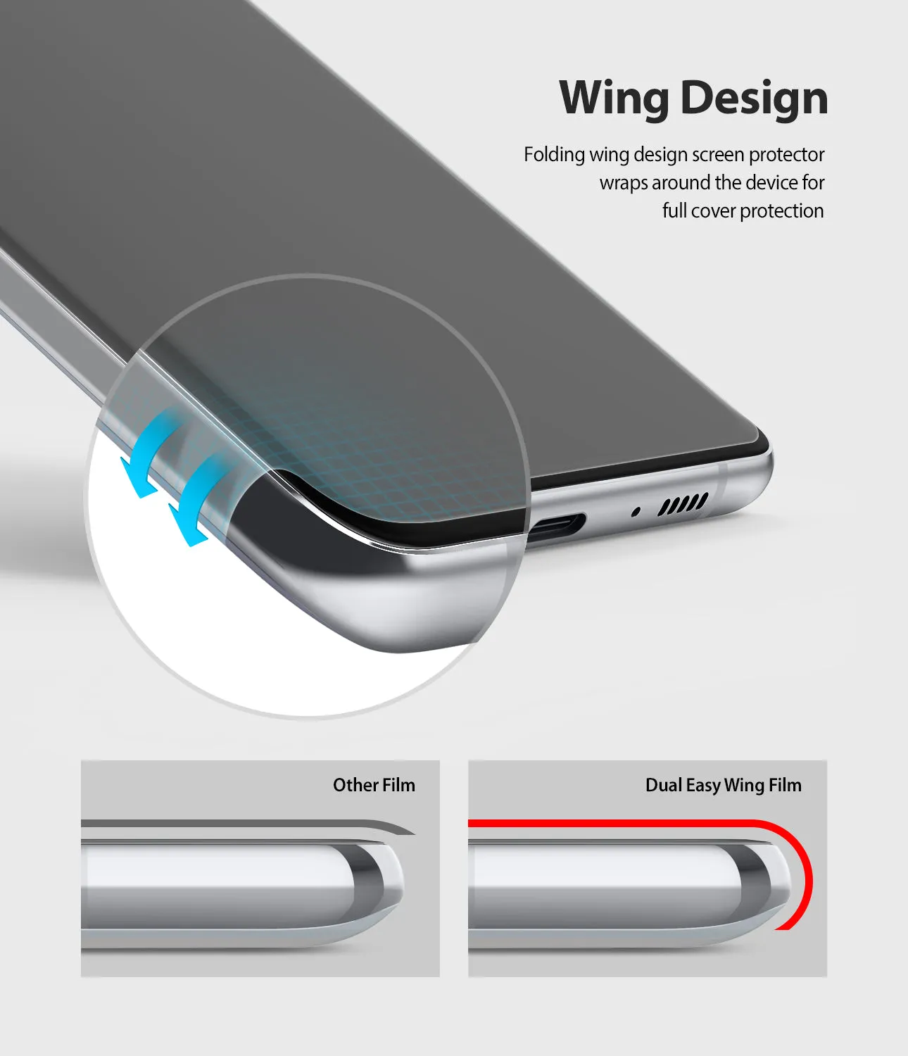 Galaxy S10 Lite Screen Protector | Dual Easy Wing Film