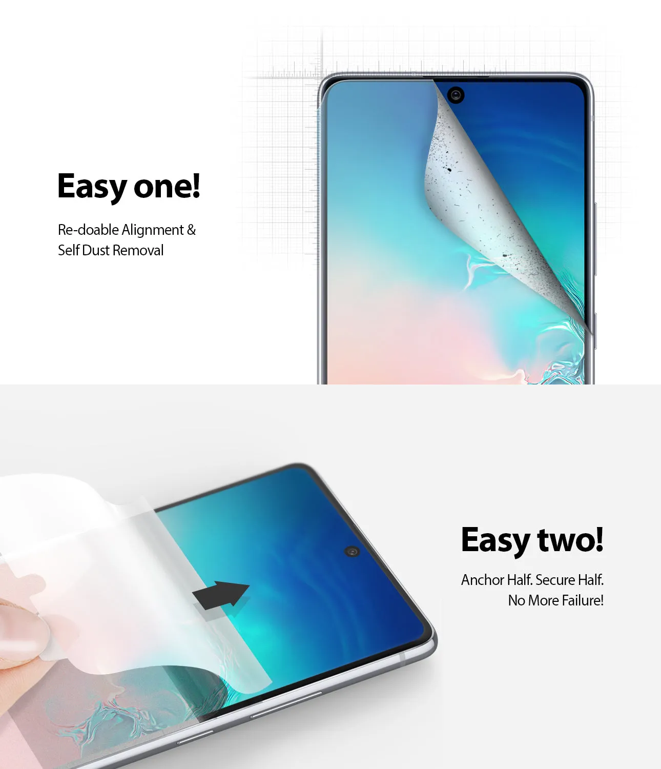 Galaxy S10 Lite Screen Protector | Dual Easy Wing Film